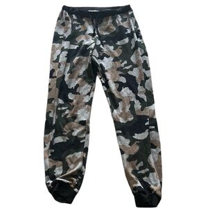 Pink Rose Camo Print Sweatpants